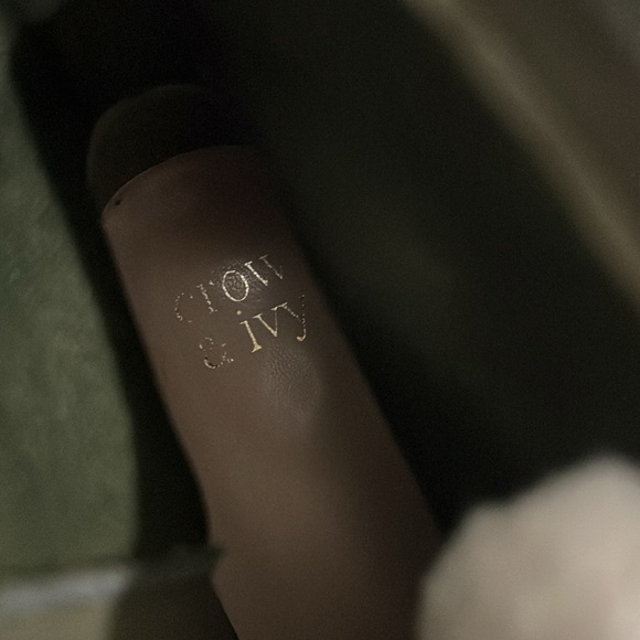 Crown & Ivy Hiking Boots Naomi Olive Suede Lace Up & Zip Sides Size 9.5 - Picture 6 of 7